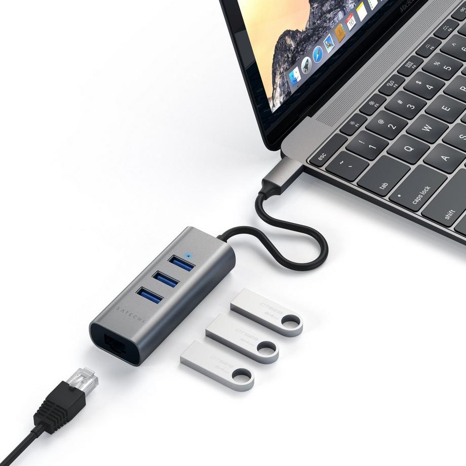 SATECHI  Alu USB-C Hub 