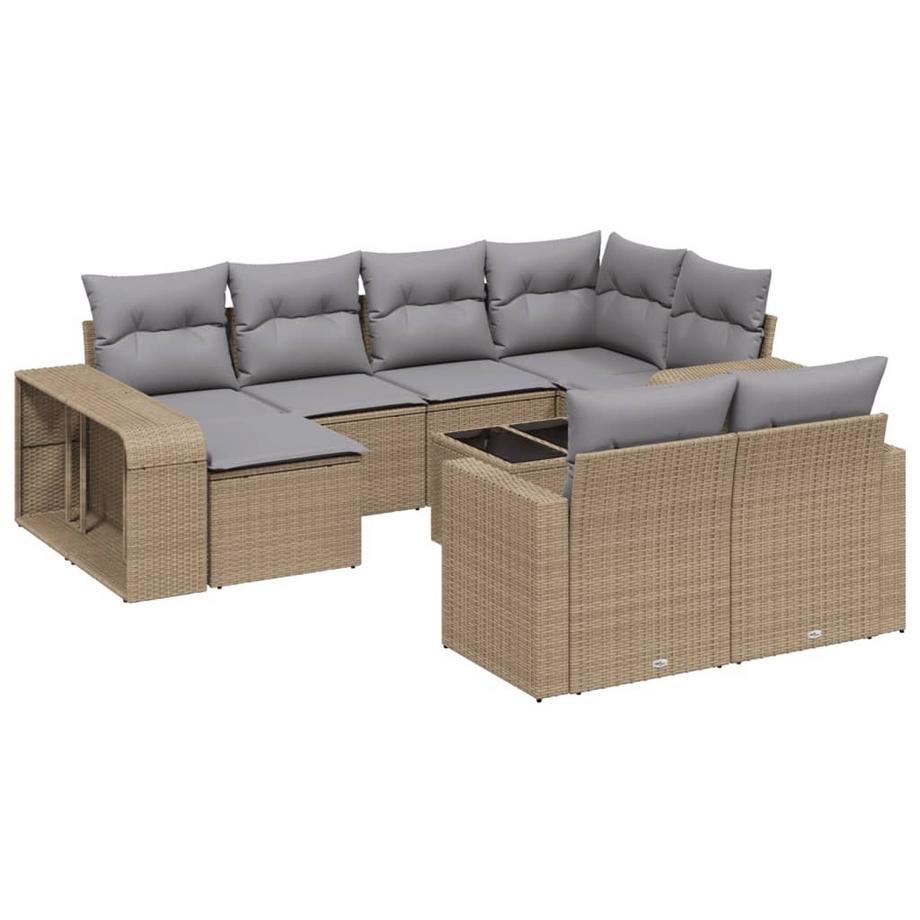 Garten sofagarnitur poly-rattan