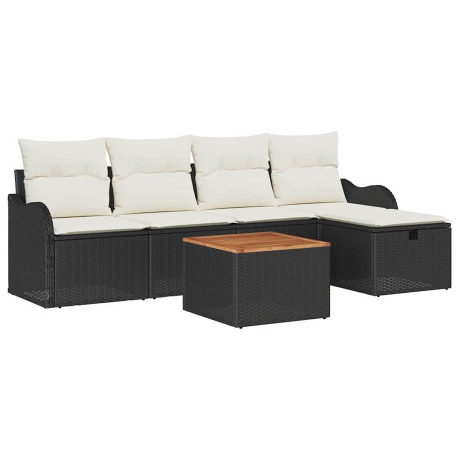 Ensemble de canapés d'extérieur poly rattan
