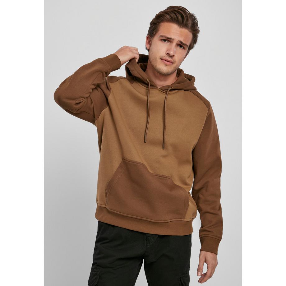 URBAN CLASSICS Sweatshirt à capuche 2-Tone Fake Raglan  