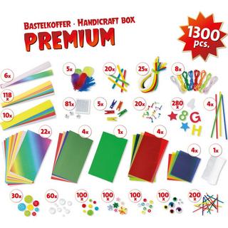 LENA  Kreativ Bastelkoffer Premium (1300Teile) 