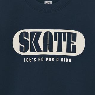 La Redoute Collections  Sweat col rond à message en molleton 