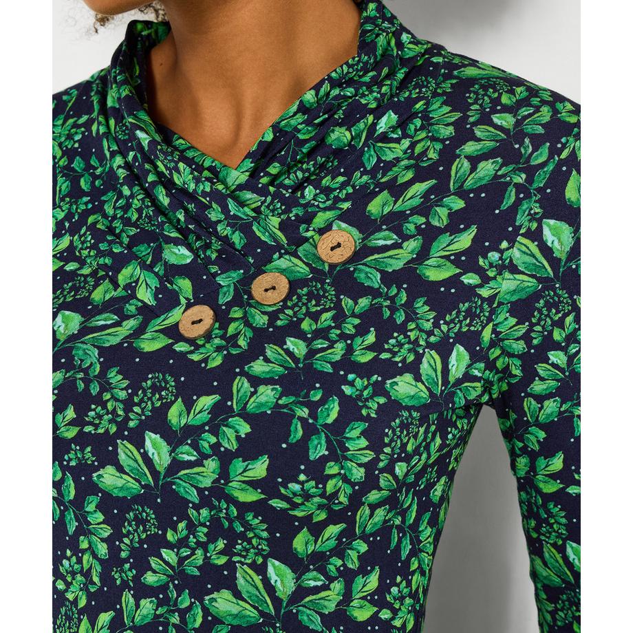 Joe Browns Tunique Stretch Motif Feuille  