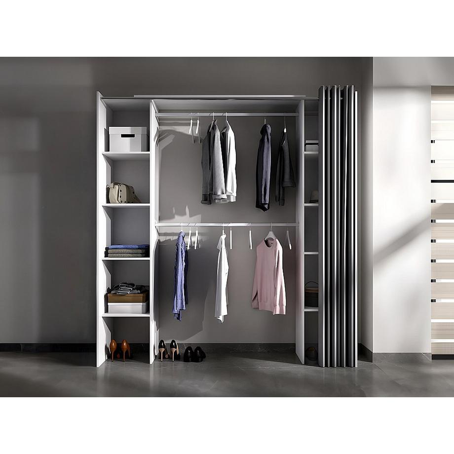 Vente-unique Kleiderschrank Kleiderschranksystem 1 DORIAN  