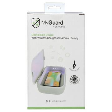 Disinfection Device With Wireless Charger and Aroma Therapy Weiß Auto, Indoor, Outdoor
