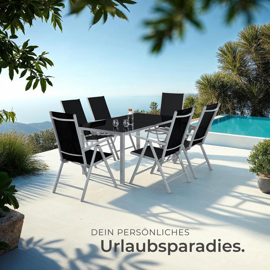 Tectake chaises de jardin pliantes MARILENA Pliable  