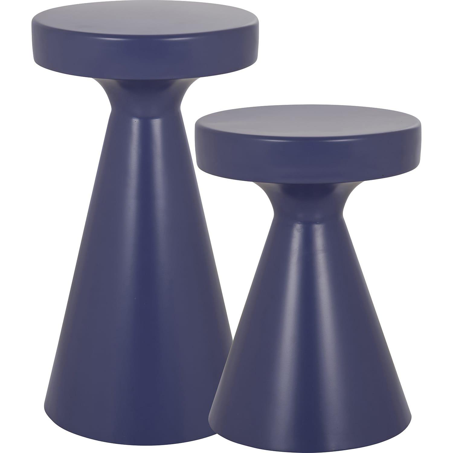 mutoni Table d&#039;appoint Kimble violet 30x53  