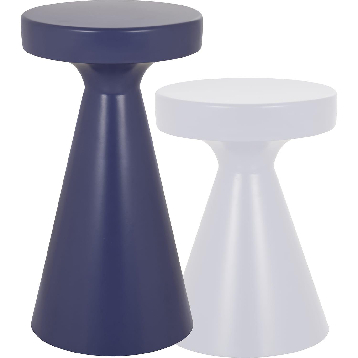 mutoni Table d'appoint Kimble violet 30x53  