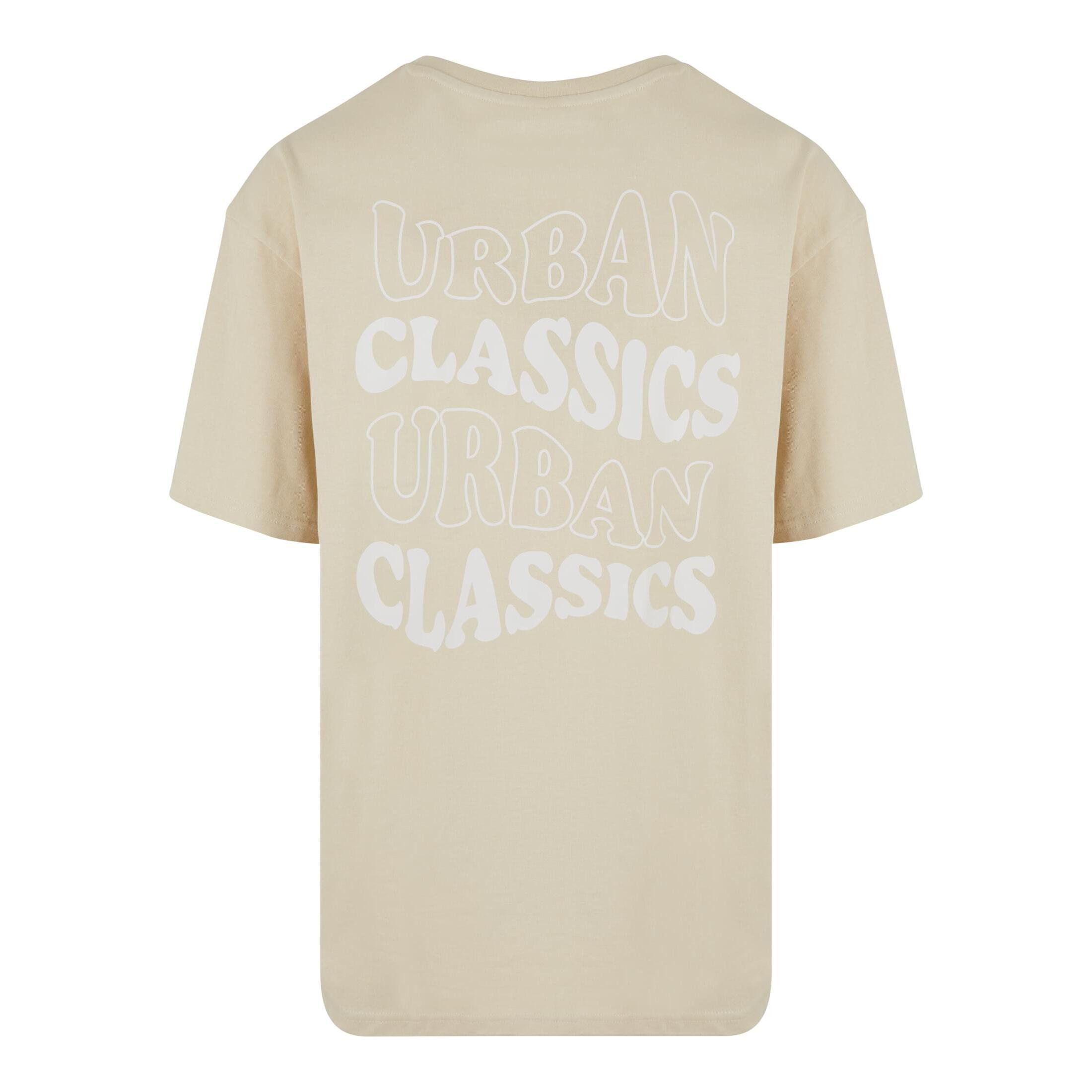 URBAN CLASSICS Weavy Logo Heavy Oversized T-Shirt  