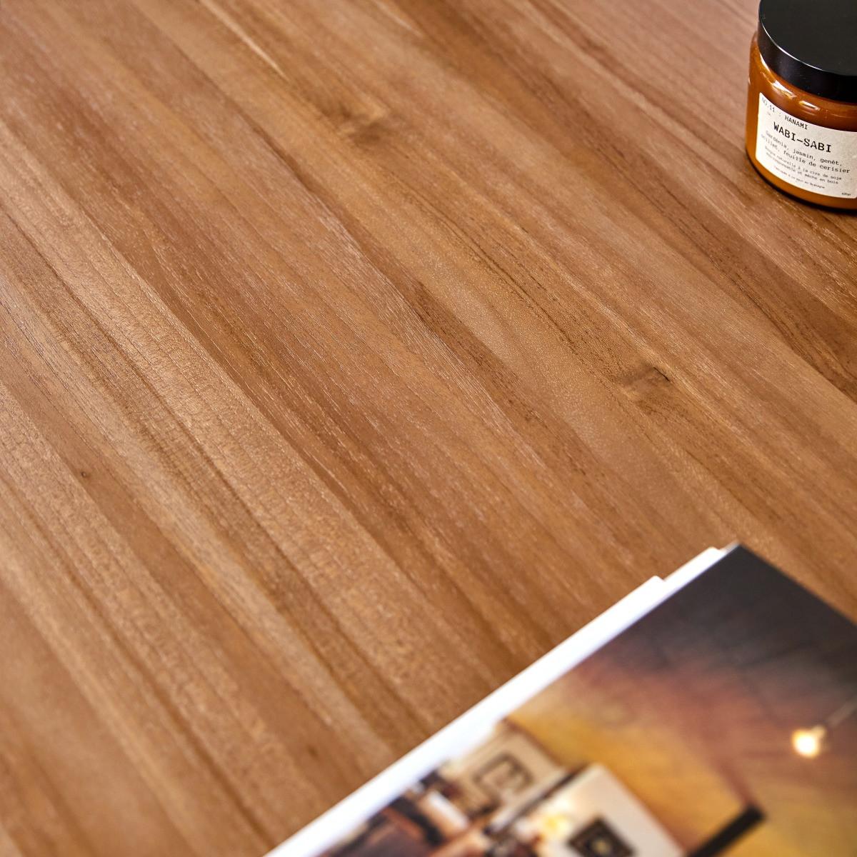 Tikamoon Schreibtisch aus massivem Teak Trestle  