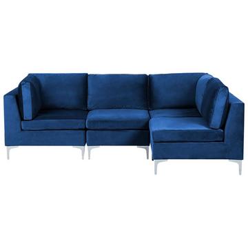 Ecksofa aus Samtstoff Modern EVJA