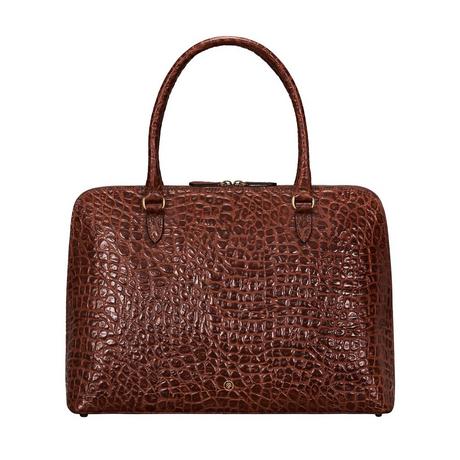 Maxwell Scott  Le Fiorella Croco Sac à main pour ordinateur en cuir croco 