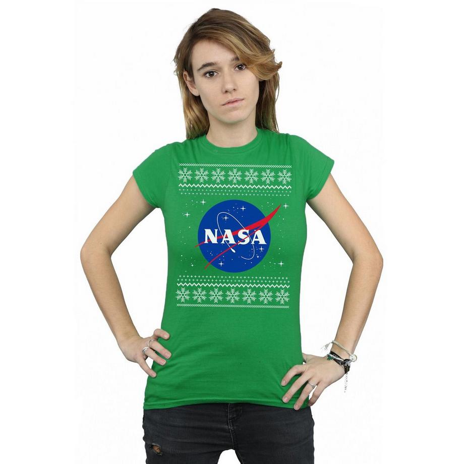 Nasa Christmas Jumper Style T-Shirt  