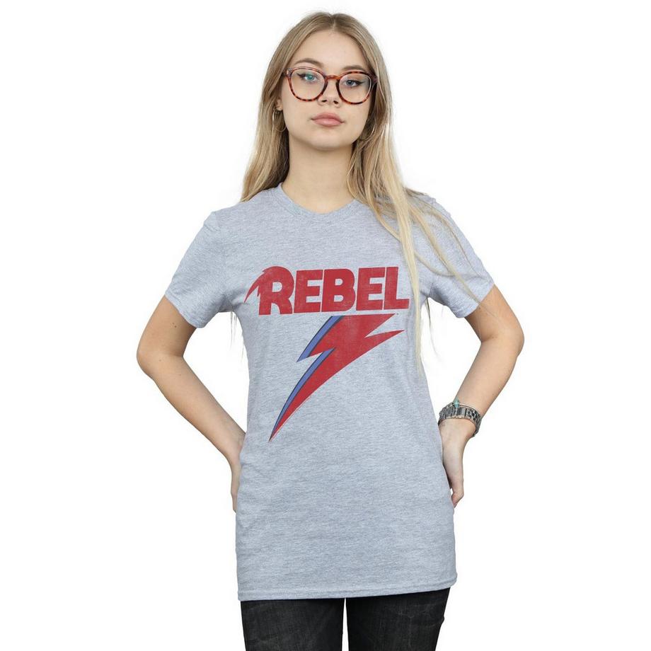 David Bowie Rebel Bolt T-Shirt Imprimé  