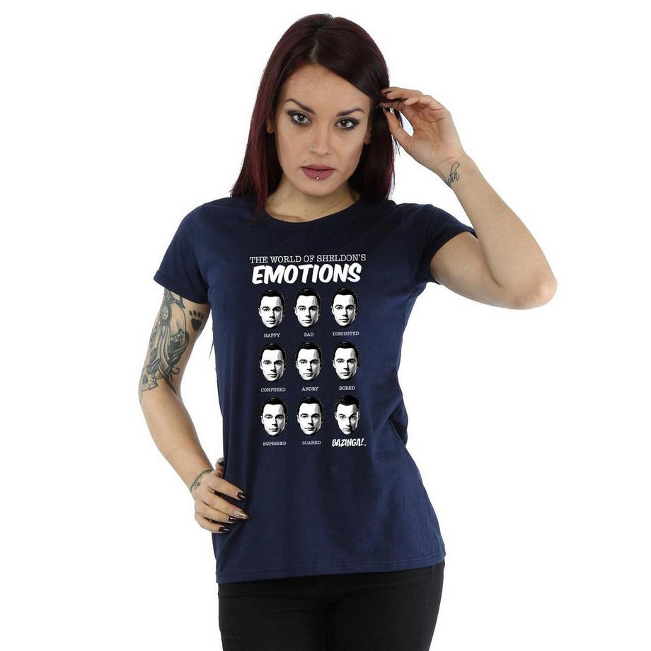 The Big Bang Theory Sheldon Emotions T-Shirt  
