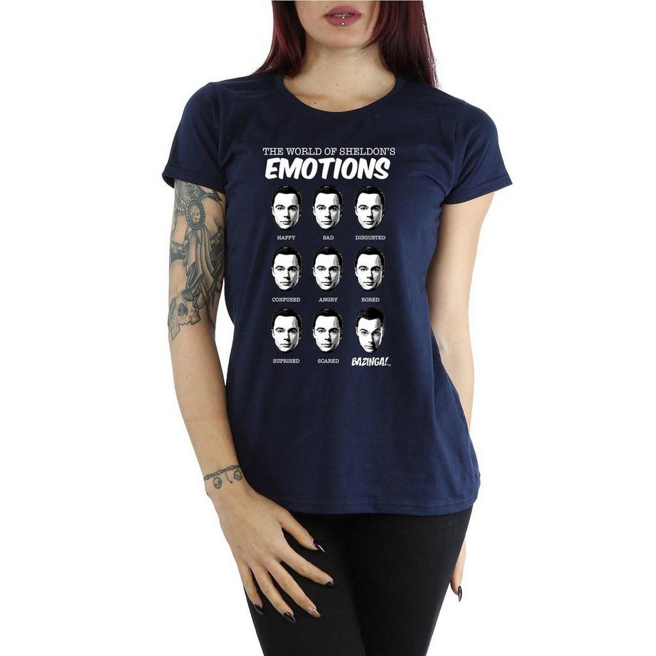 The Big Bang Theory Sheldon Emotions T-Shirt  