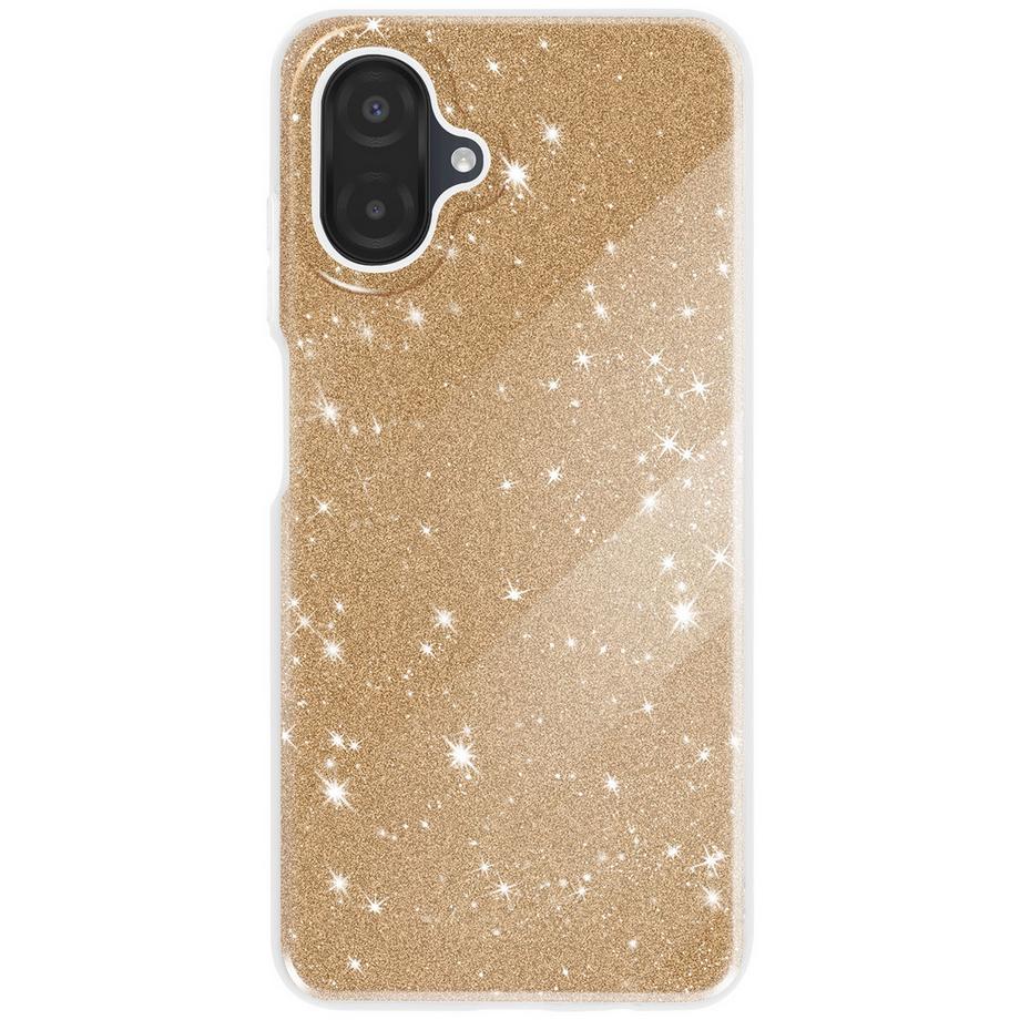 Avizar  Cover per Galaxy A07 Design bimateriale e finitura glitterata 