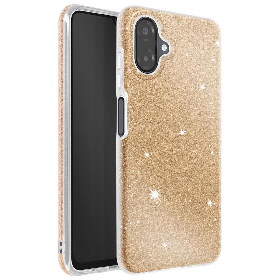 Cover per Galaxy A07 Design bimateriale e finitura glitterata