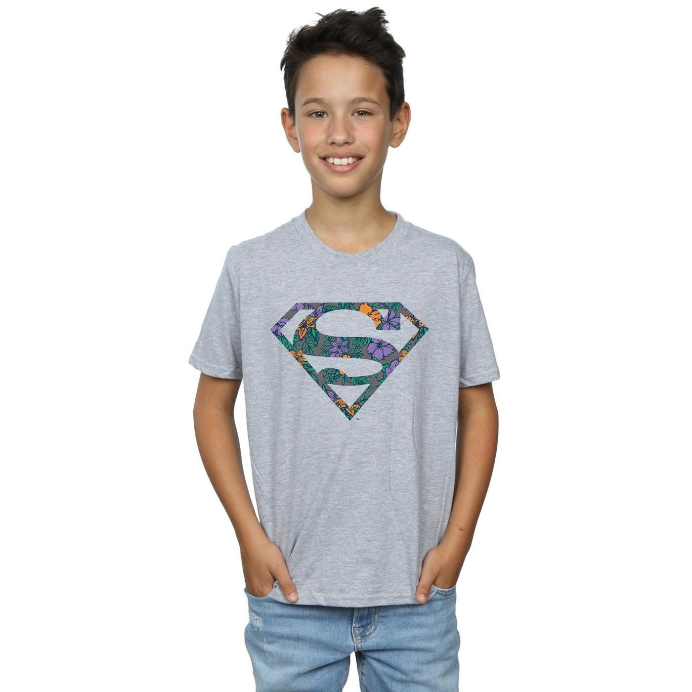 DC COMICS  Superman Floral Logo 1 TShirt 