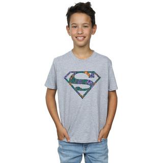 DC COMICS  Superman Floral Logo 1 TShirt 