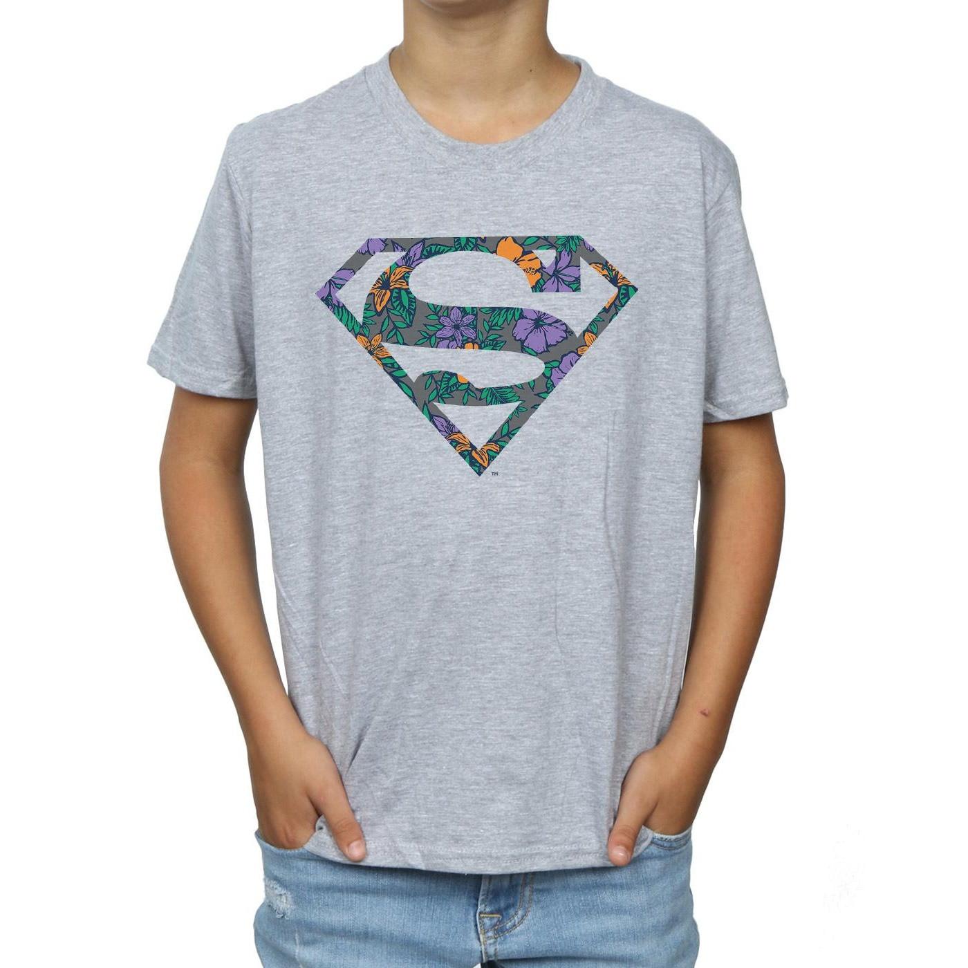 DC COMICS  Superman Floral Logo 1 TShirt 