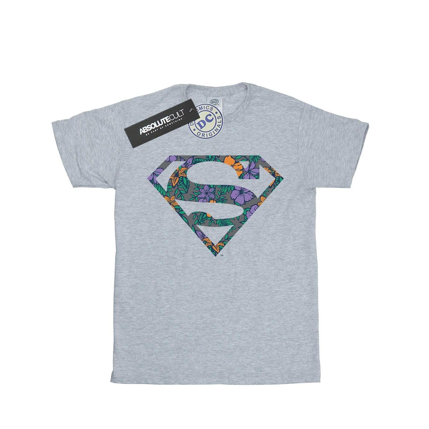 DC COMICS  Superman Floral Logo 1 TShirt 