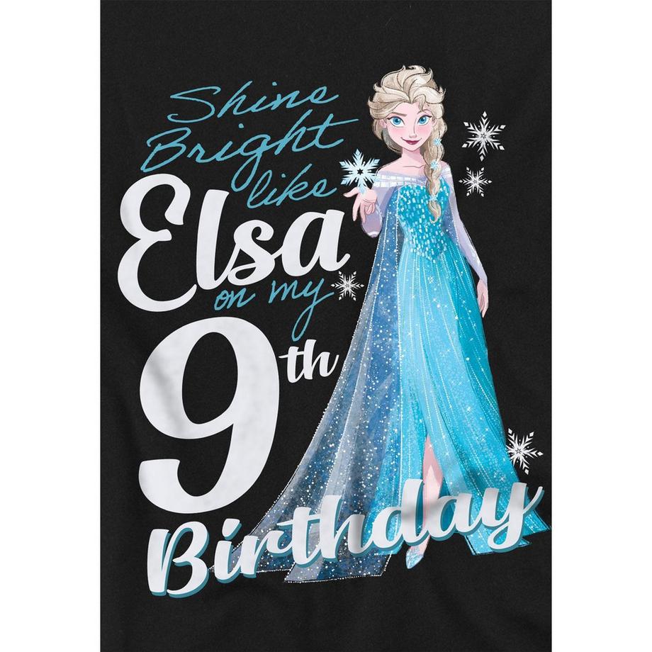 FROZEN  Bright Like Elsa TShirt  9 Geburtstag 