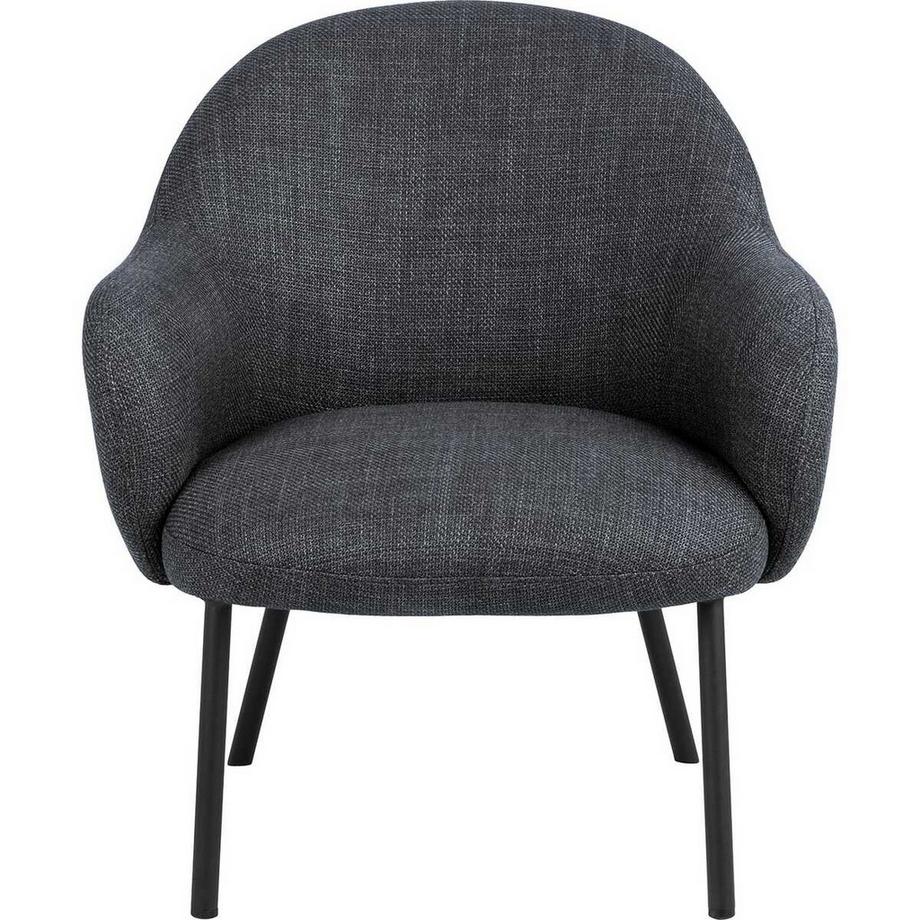 mutoni Chaise de salon Rurela gris foncé  