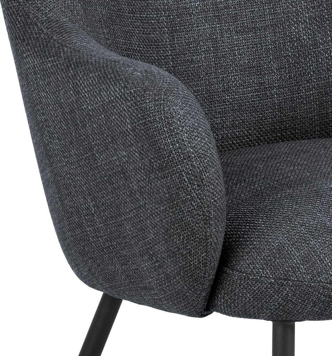 mutoni Sedia lounge Rurela grigio scuro  