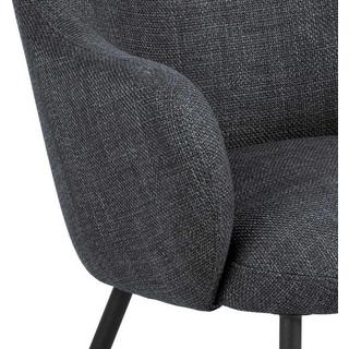 mutoni Sedia lounge Rurela grigio scuro  