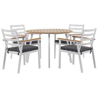 Beliani Ensemble de jardin en Aluminium Moderne CAVOLI  