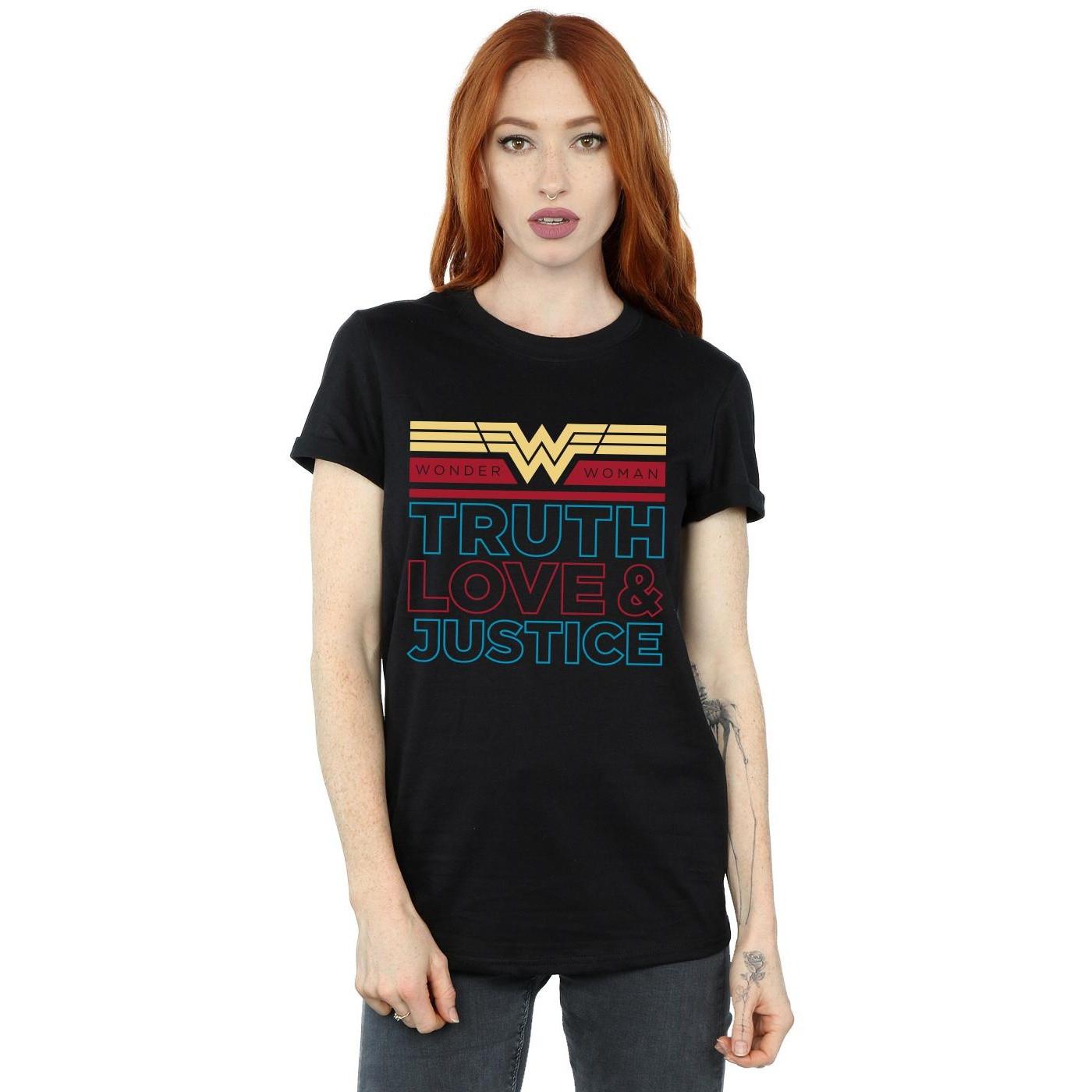 DC COMICS  Tshirt TRUTH AND JUSTICE 