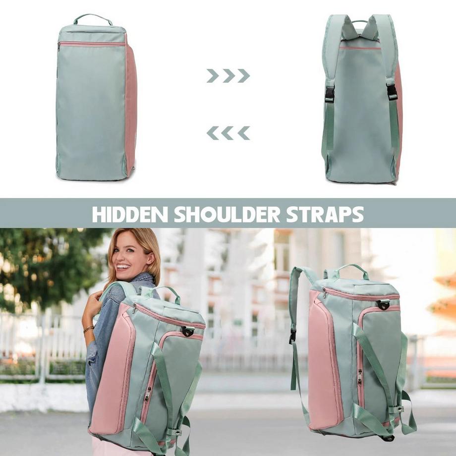 Only-bags.store Sporttasche. Reisetasche mit Schuhfach Nassfach Wasserdichte Reisetasche  