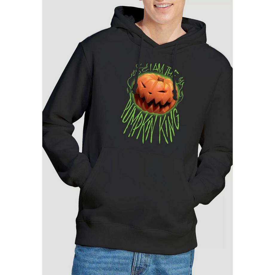 The Nightmare Before Christmas  I Am The Pumpkin King Felpa Con Cappuccio 