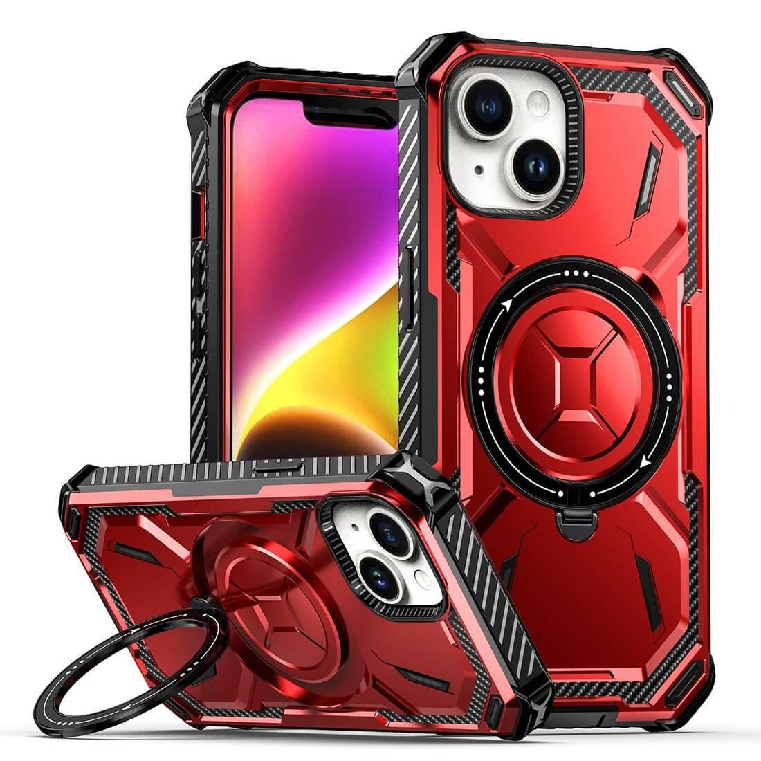 Cover-Discount  iPhone 15 - Armor Case Mit Kickstand 