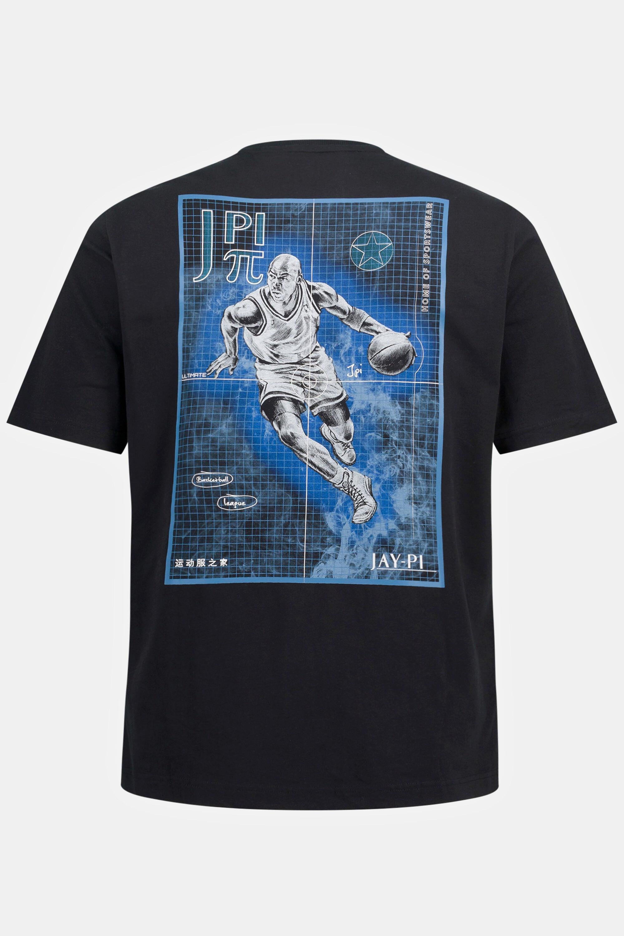 JP1880  T-Shirt, Fitness, Halbarm, Basketball Rückenprint 