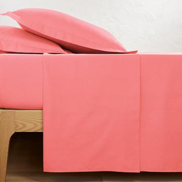Drap plat en coton