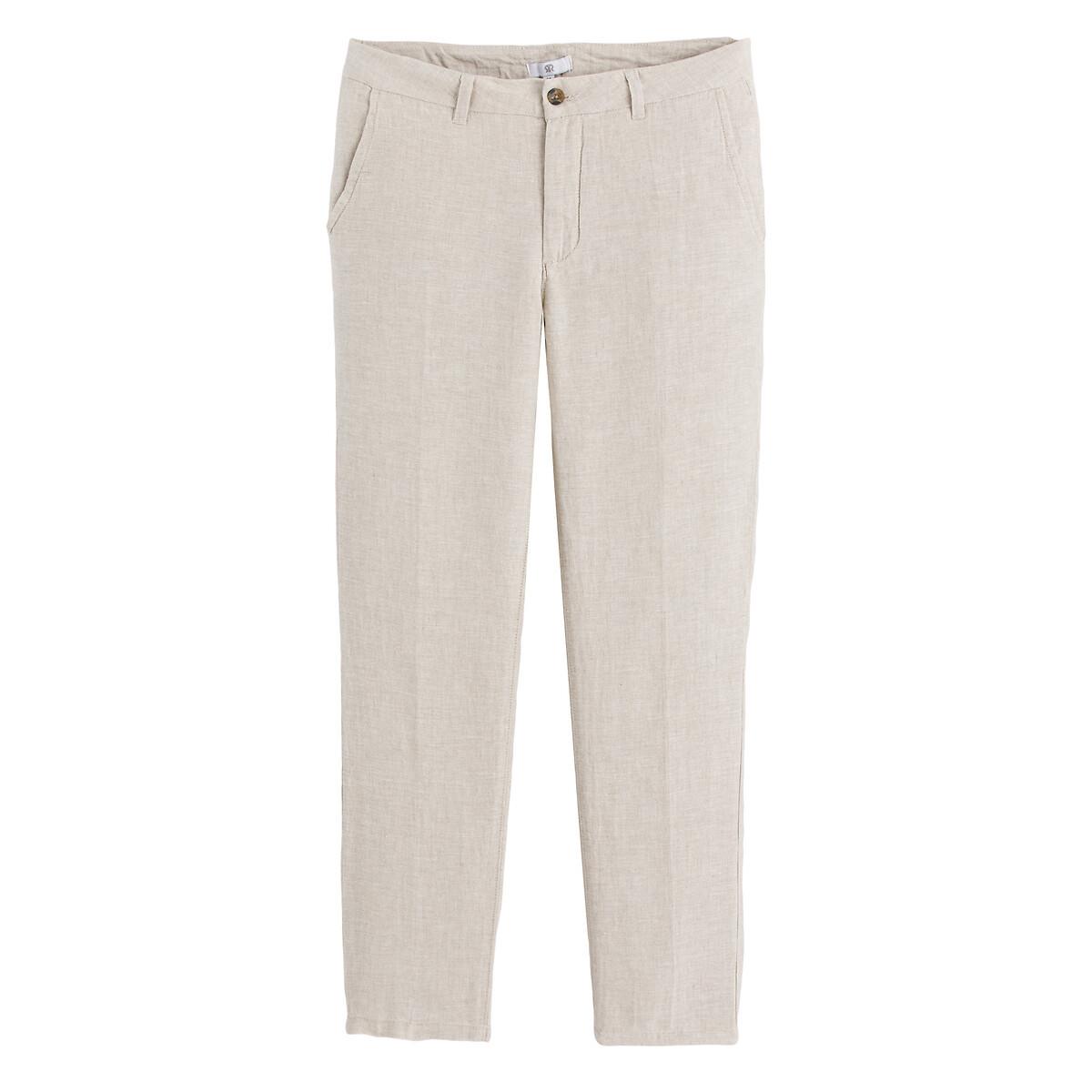 La Redoute Collections Pantaloni in lino Regular Fit  