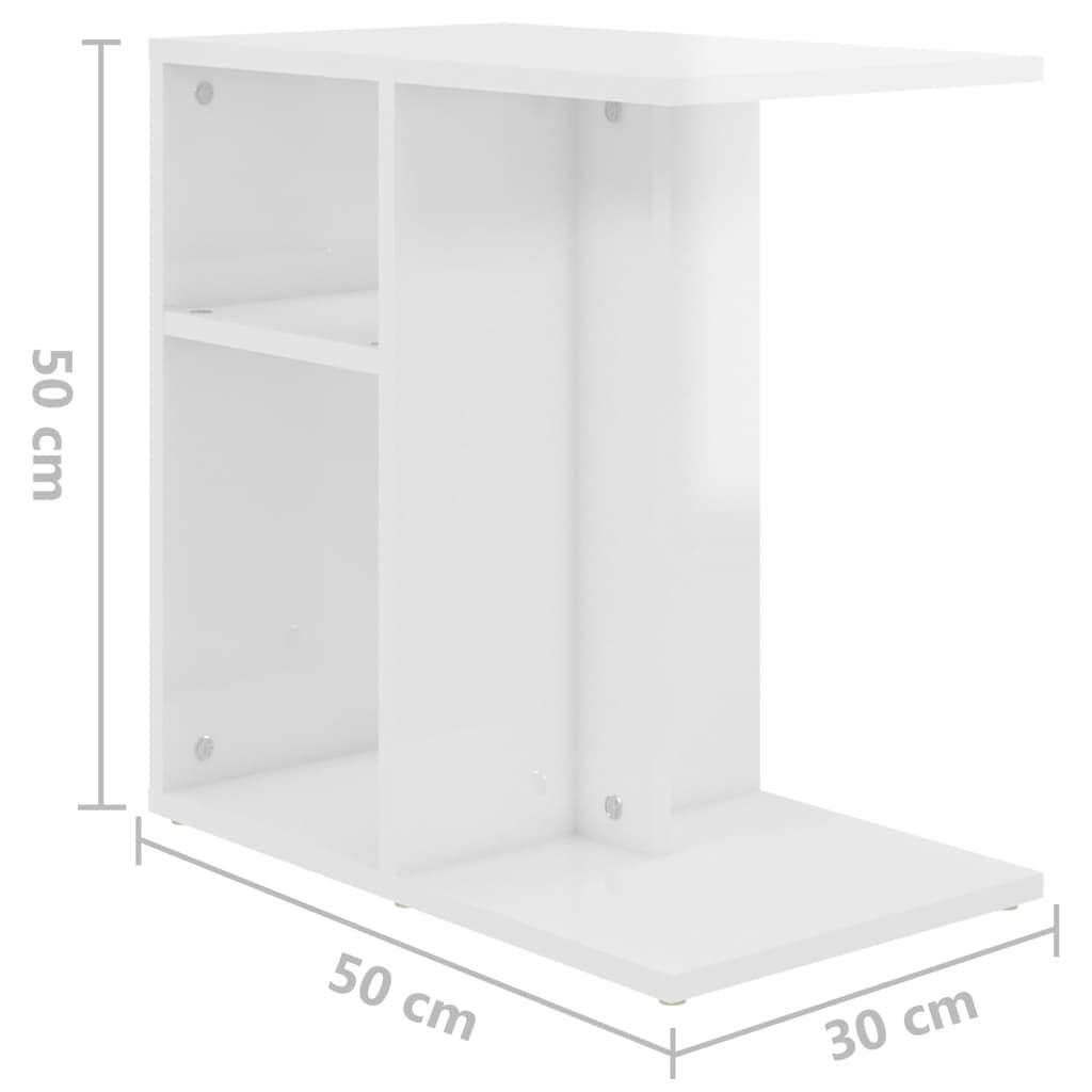 VidaXL Table d'appoint bois d'ingénierie  