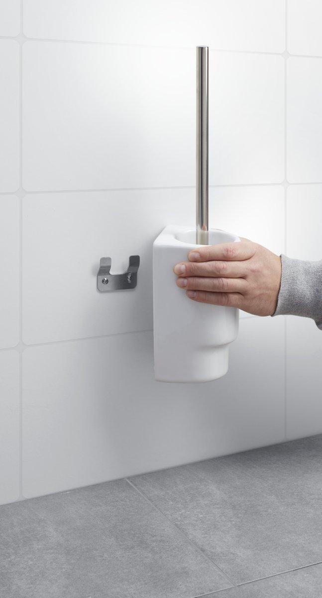 diaqua  WC-Bürstengarnitur Wandmodell weiss 