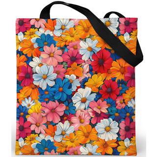 Only-bags.store Borsa tote estetica con cerniera Borsa di iuta stampata  