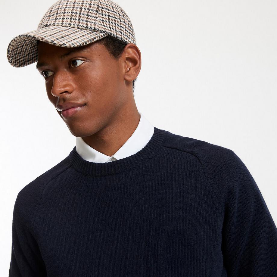 La Redoute Collections Pull col rond en lambswool  