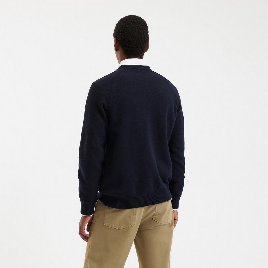 La Redoute Collections Pull col rond en lambswool  