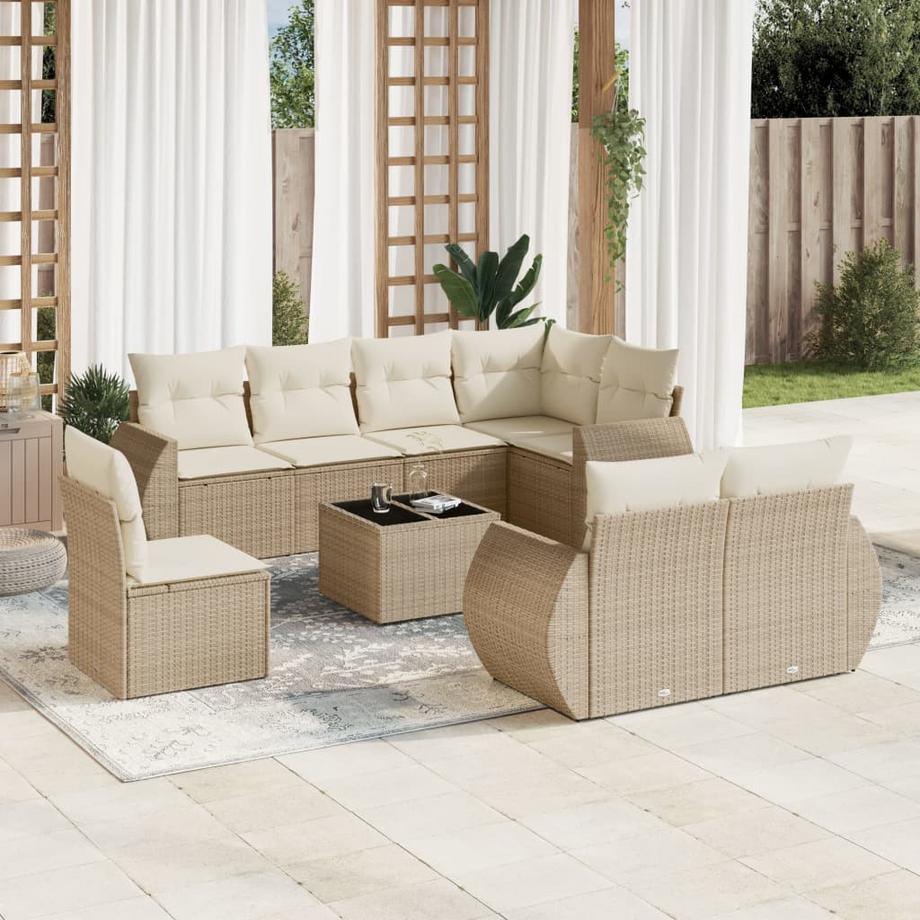 VidaXL Garten sofagarnitur poly-rattan  