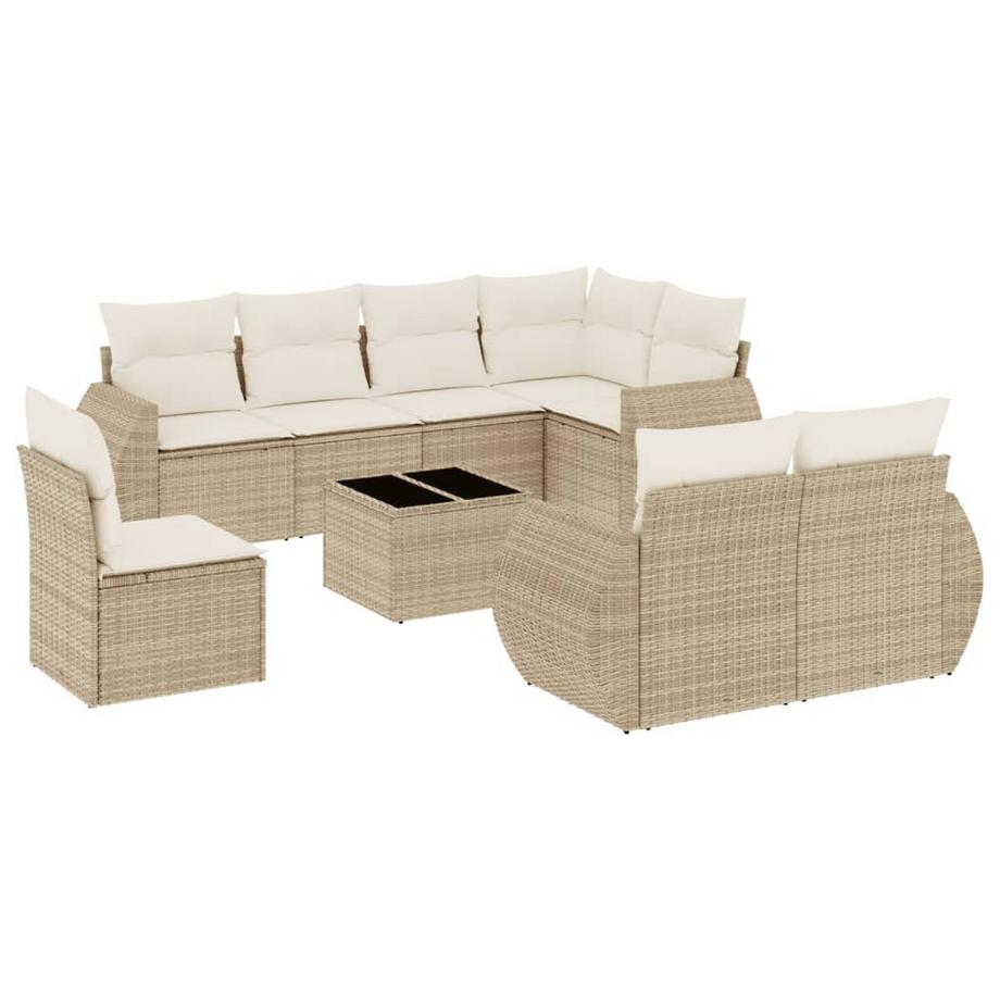 VidaXL Garten sofagarnitur poly-rattan  