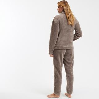 La Redoute Collections  Pyjama sherpa col montant zippé 