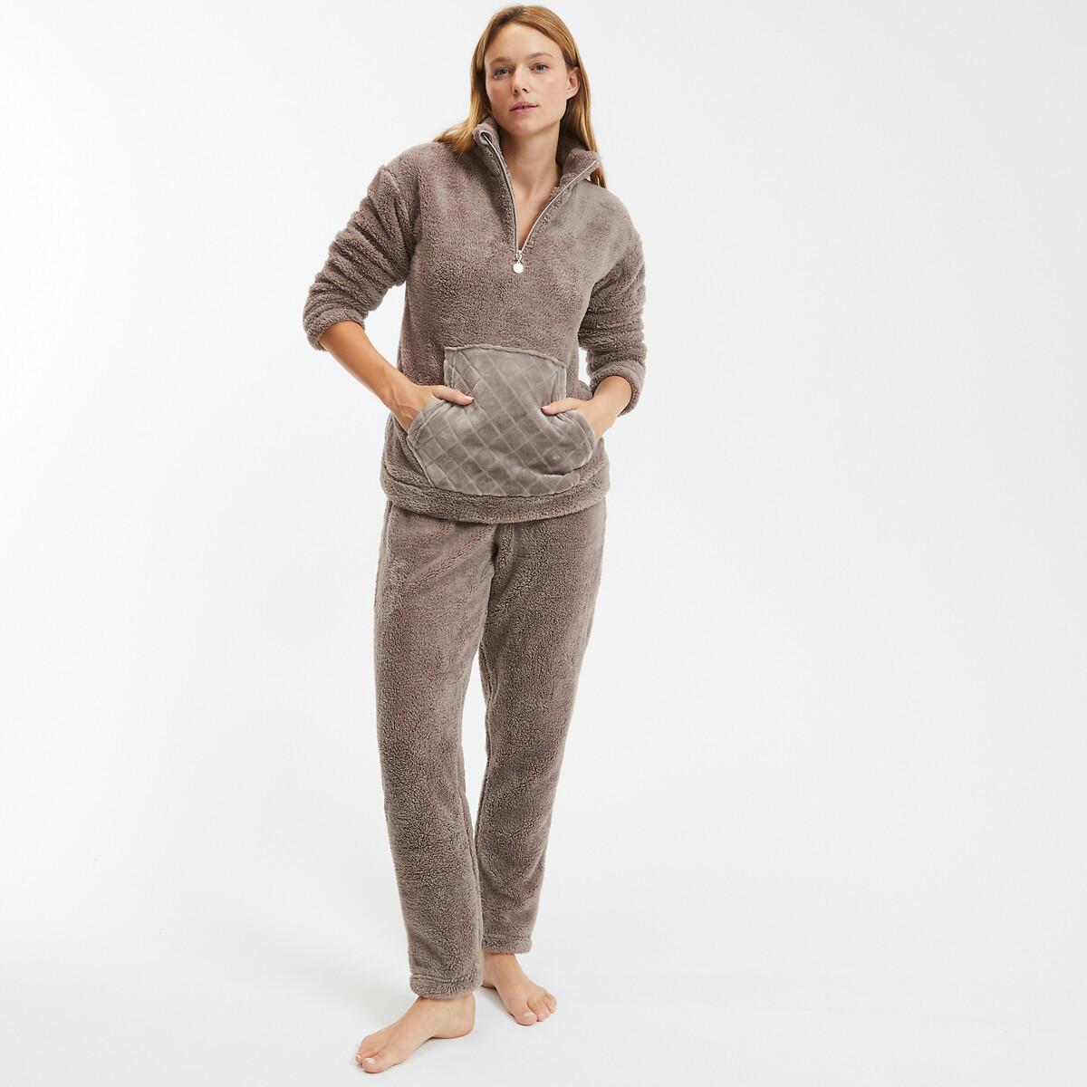 La Redoute Collections  Pyjama sherpa col montant zippé 