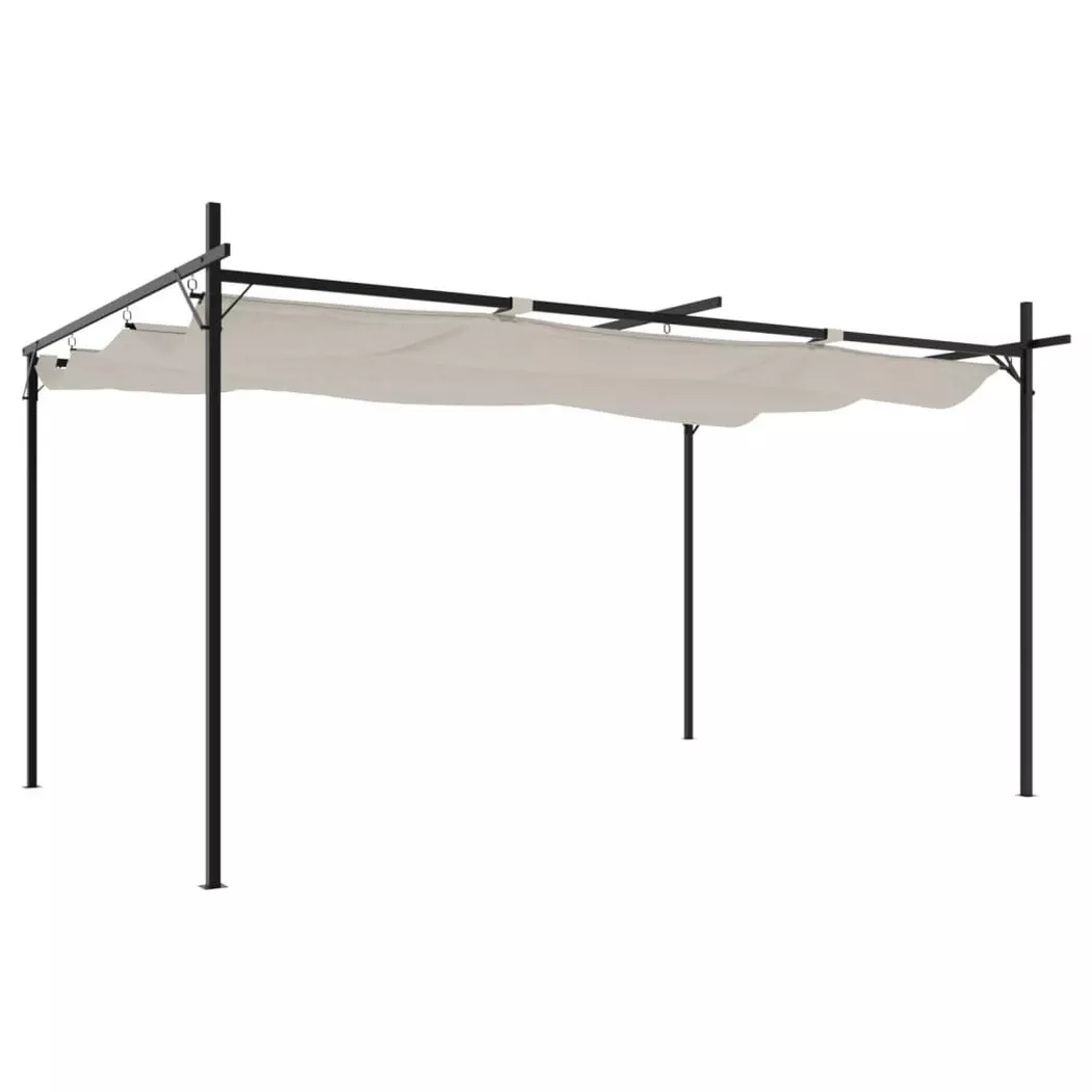 VidaXL - pergola Tessuto, One Size, Light Beige