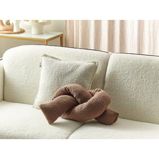 Beliani Coussin en Fourrure synthétique Moderne GLADIOLUS  