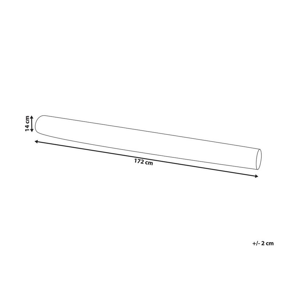 Beliani Dekokissen aus Bouclé Modern GLADIOLUS  